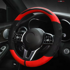 20 Pcs Microfiber Leather Hand Sewing Steering Wheel Cover